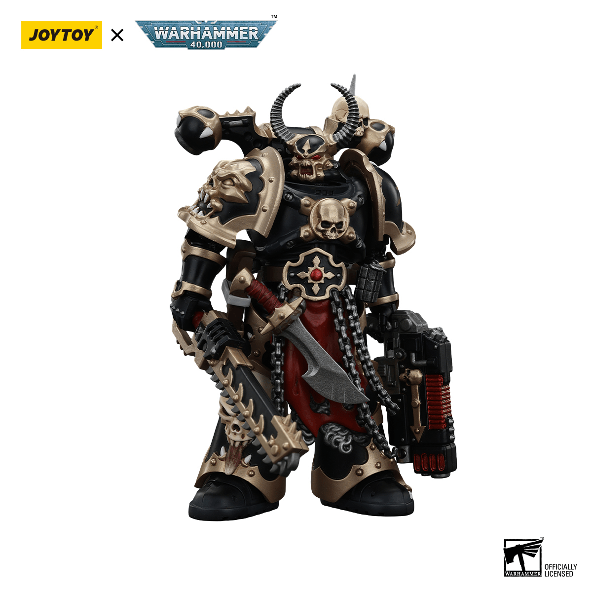 JoyToy Chaos Space Marines Black Legion Chosen With Combi-Melta And Chainsword
