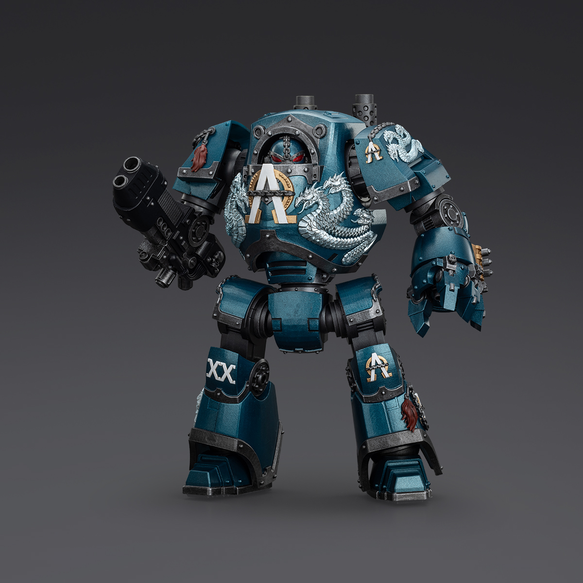 Alpha Legion Contemptor Dreadnought with Gravis Plasma Cannon