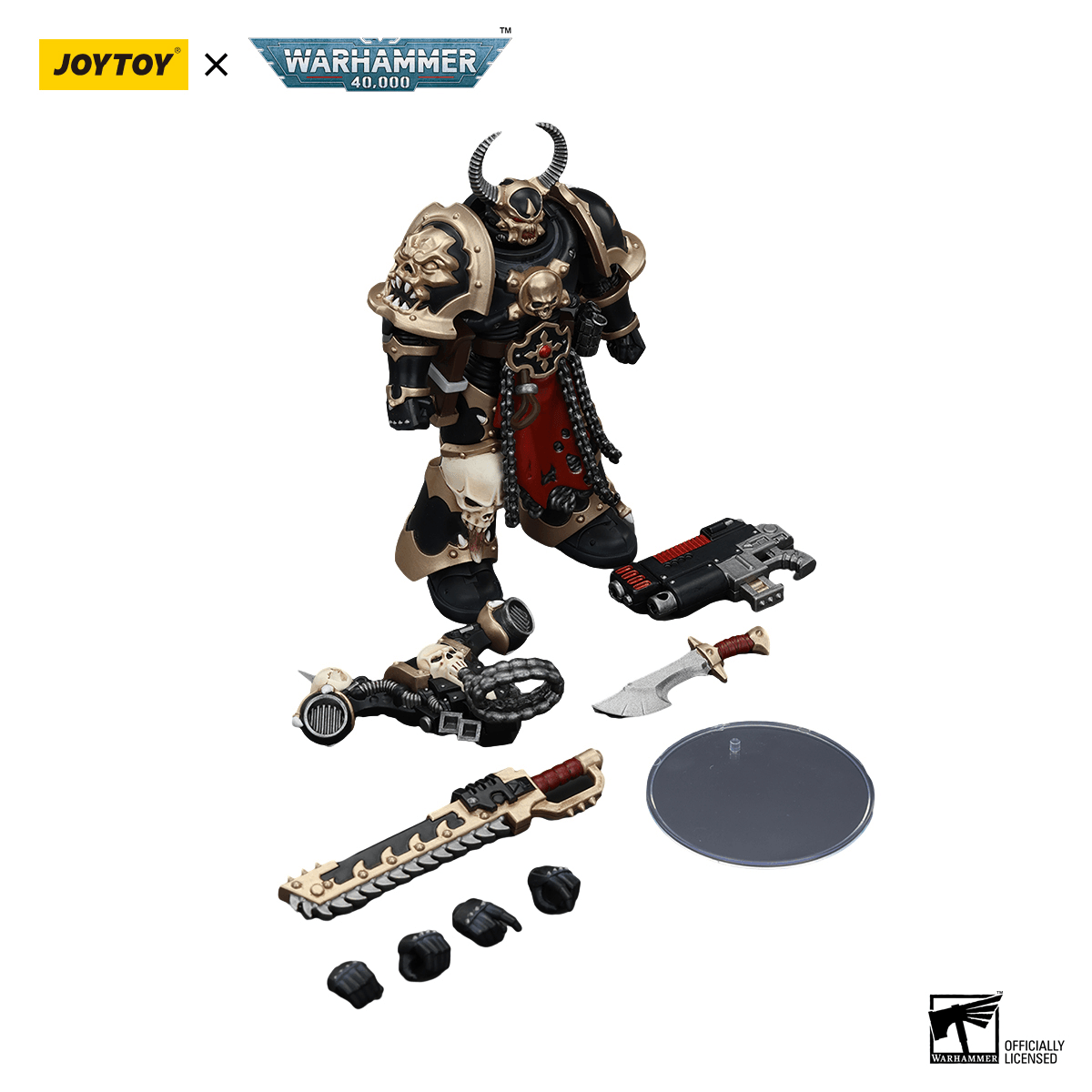 JoyToy Chaos Space Marines Black Legion Chosen With Combi-Melta And Chainsword