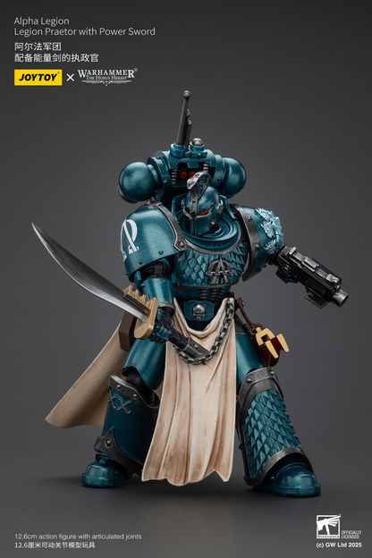 Alpha Legion Legion Praetor with Power Sword