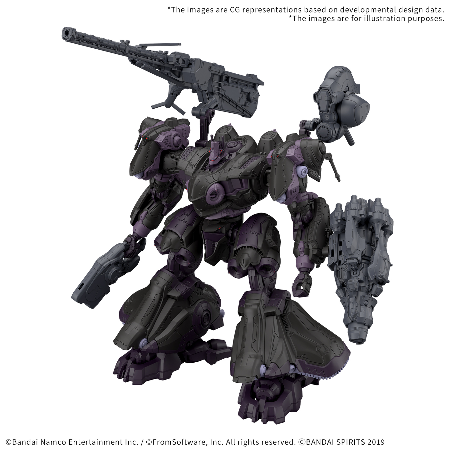 Bandai 30MM Armored Core Fires of Rubicon Arquebus Add VE-40A Open Faith