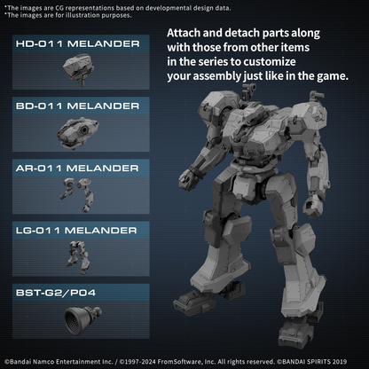 Bandai 30MM Armored Core Fires of Rubicon Balam Industries BD-011 Melander