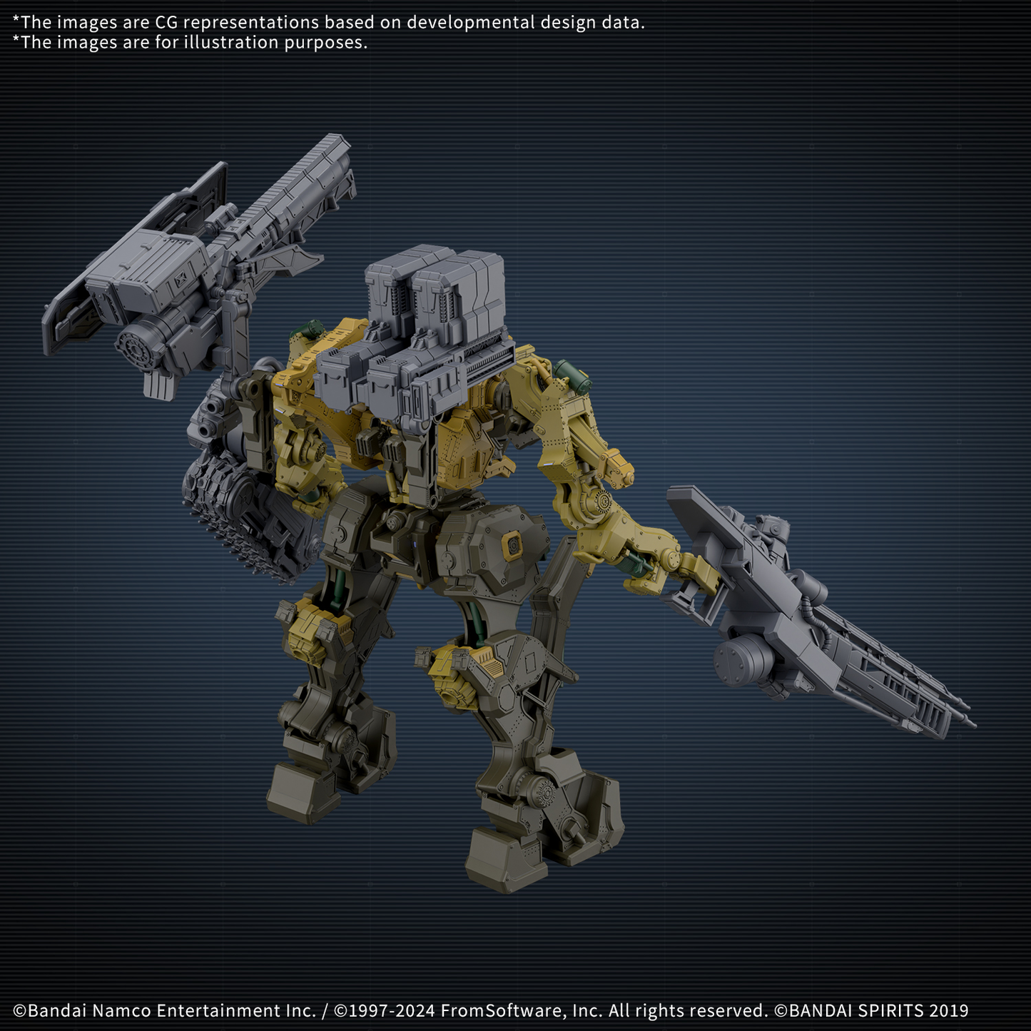 Bandai 30MM Armored Core Fires of Rubicon RaD CC-3000 Wrecker Milk Tooth