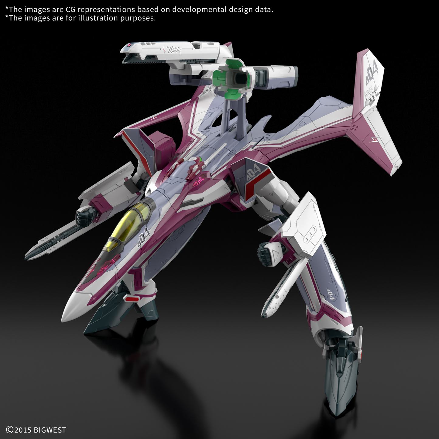 Bandai HG 1/100 VF-31C Siegfried (Mirage Farina Jenius Use)