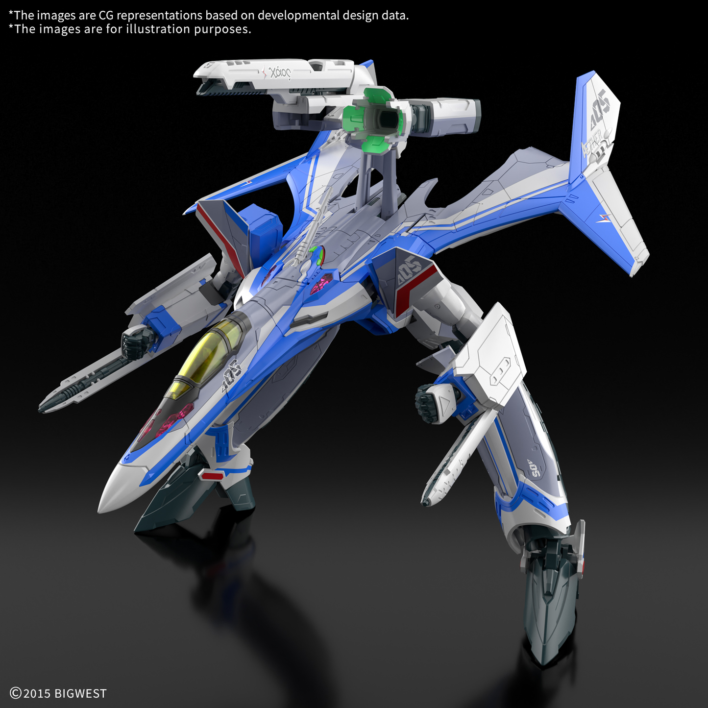 Bandai HG 1/100 VF-31J Siegfried (Hayate Immelmann Use)