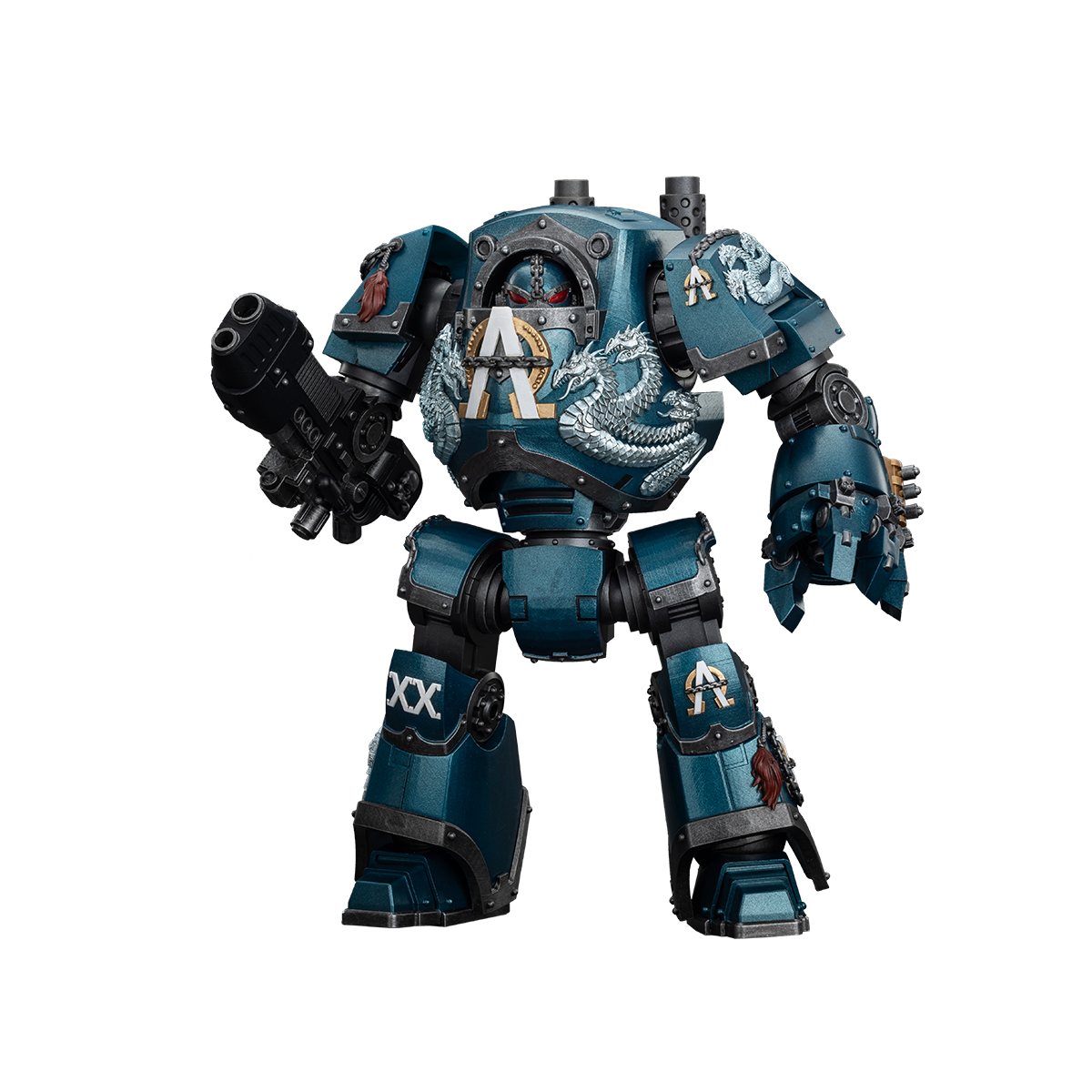 Alpha Legion Contemptor Dreadnought with Gravis Plasma Cannon