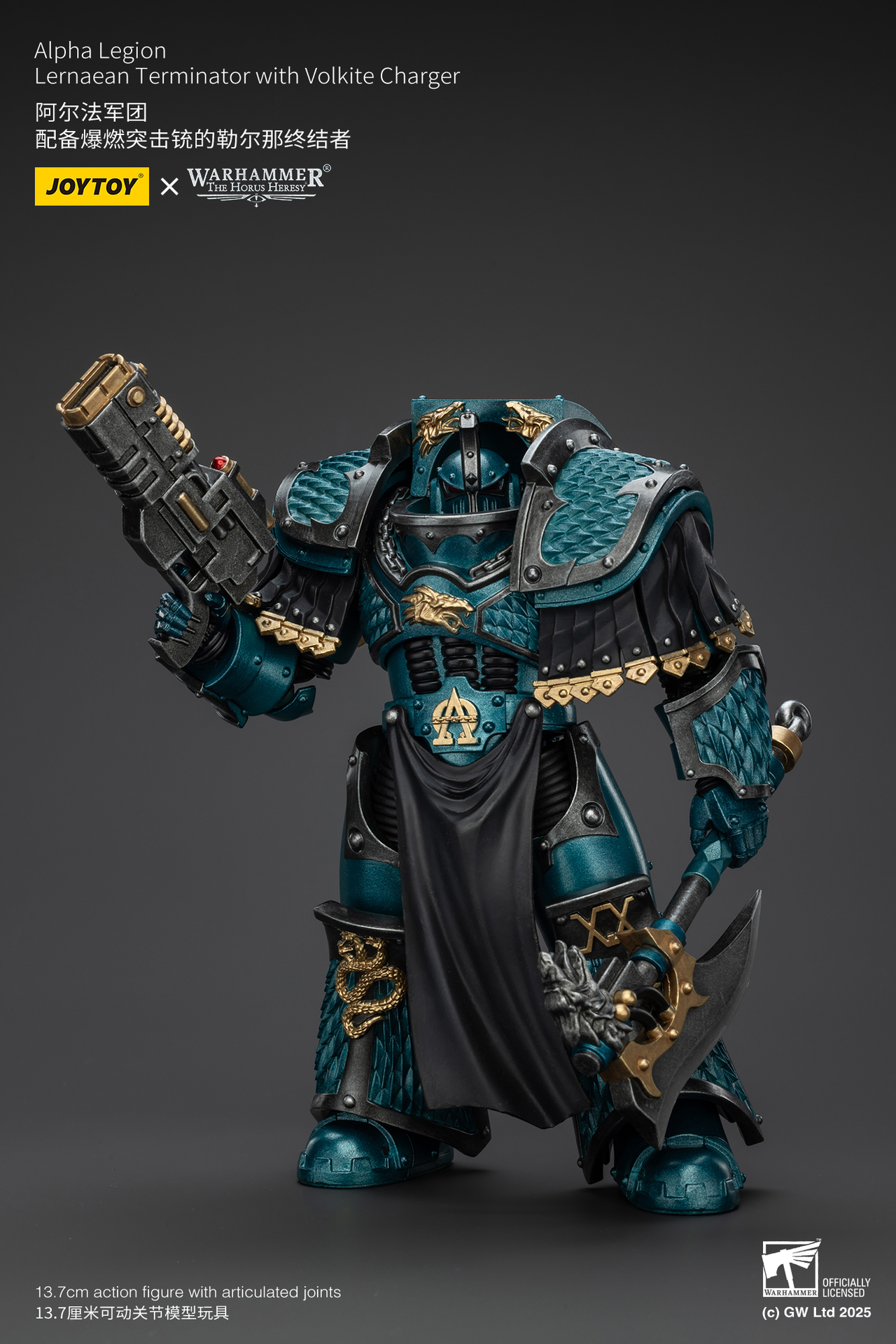 Alpha Legion Lernaean Terminator with Volkite Charger