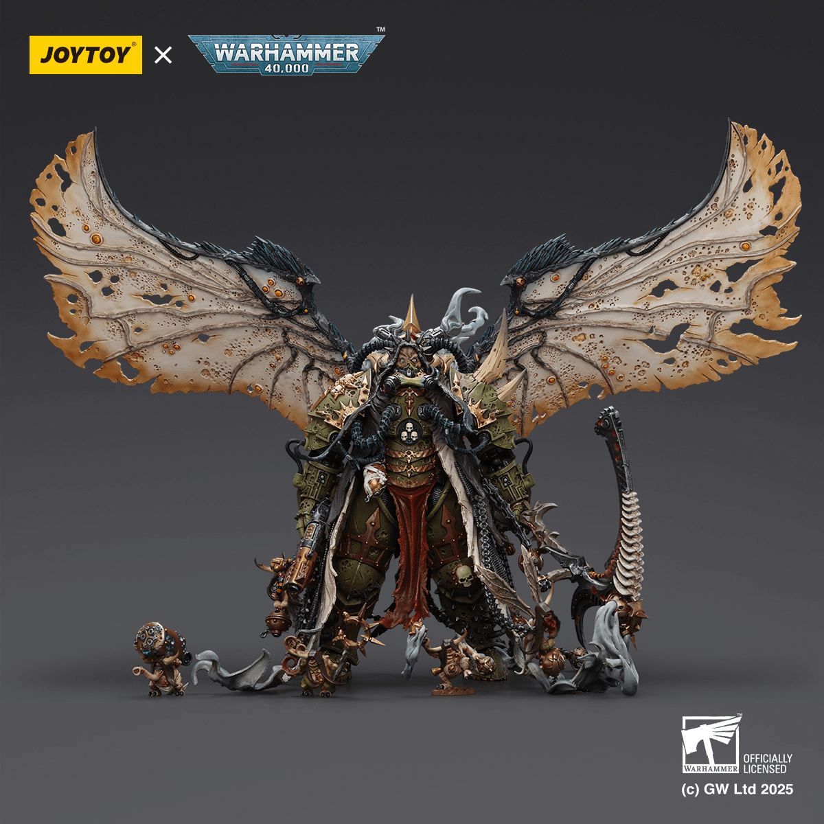JoyToy Mortarion, Daemon Primarch Of Nurgle With Ancient Weapons
