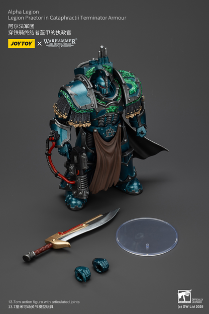 Alpha Legion Legion Praetor in Cataphractii Terminator Armour