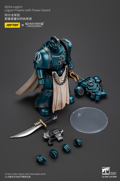 Alpha Legion Legion Praetor with Power Sword