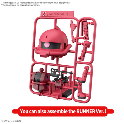 Bandai 1/1 Charzaku-Kun DX Set (With Runner ver. Recreations Parts)