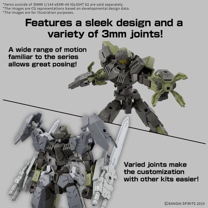 Bandai 30MM 1/144 eEXM-40 Iglight 02