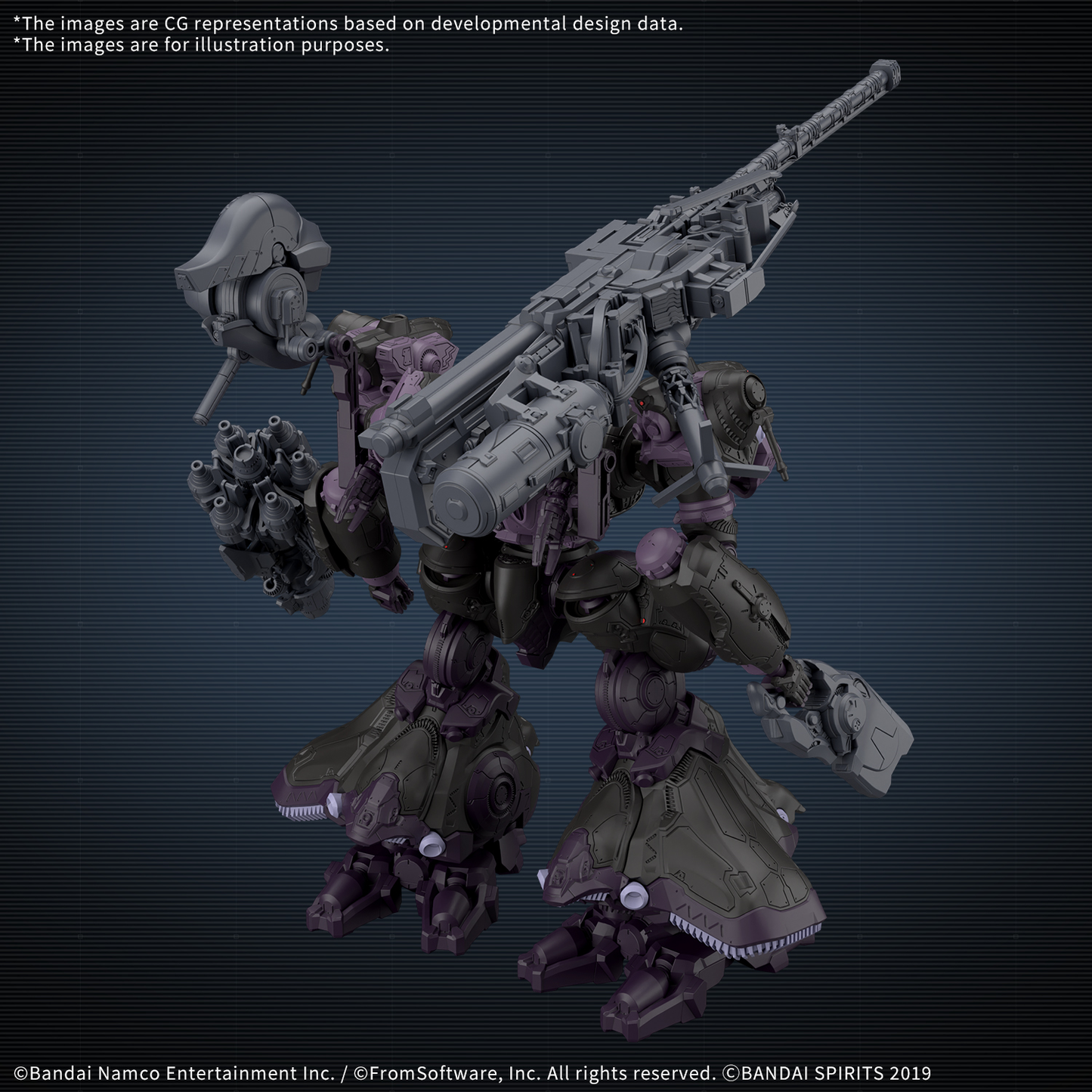 Bandai 30MM Armored Core Fires of Rubicon Arquebus Add VE-40A Open Faith