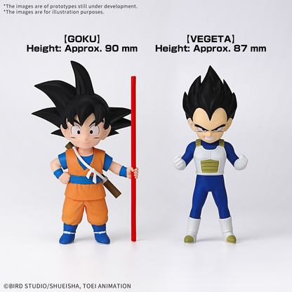 Bandai Dragon Ball Daima Model Kit Son Goku (mini) & Vegeta (mini)