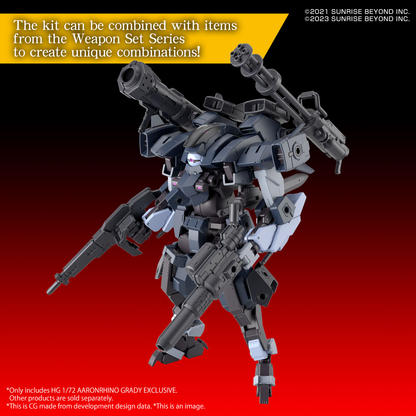 Bandai HG 1/72 Aaronrhino Grady Exclusive