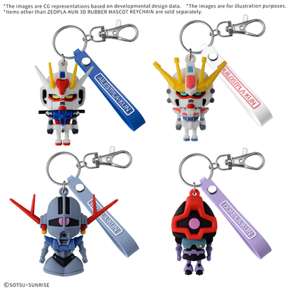 Bandai Zeopla-Kun 3D Rubber Mascot Keychain