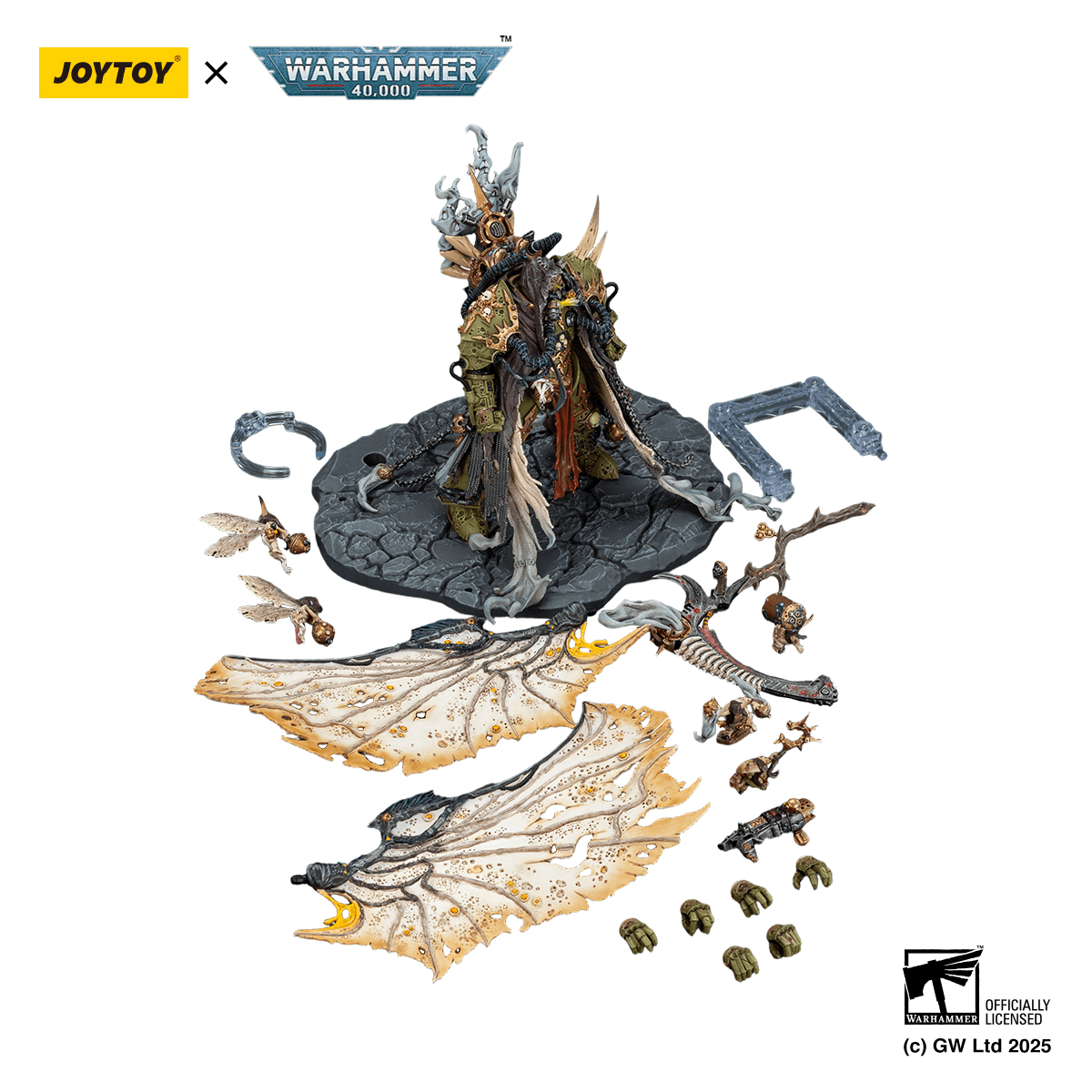 JoyToy Mortarion, Daemon Primarch Of Nurgle With Ancient Weapons