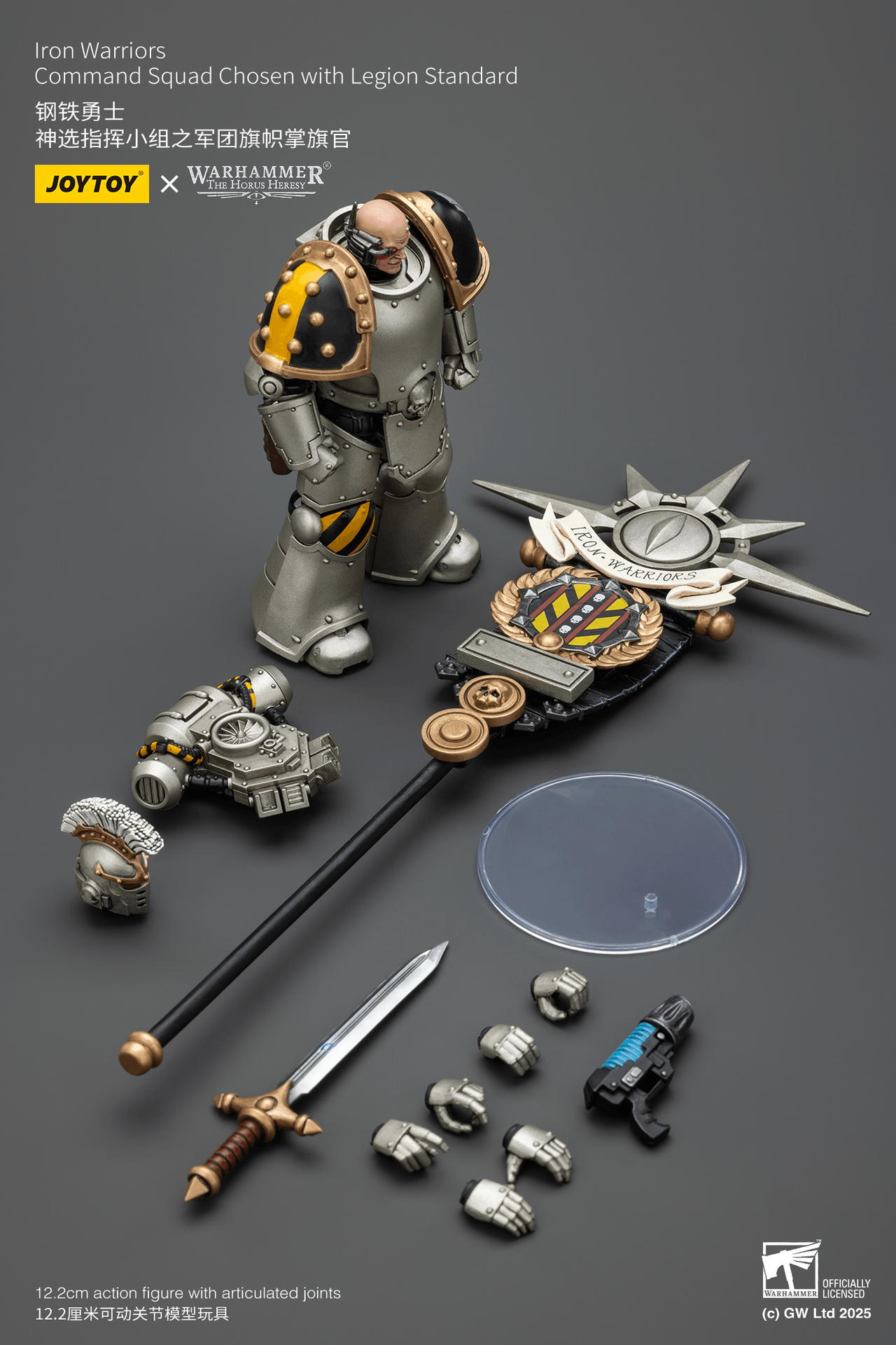 Iron Warriors Command Squad Chosen with Legion Standard