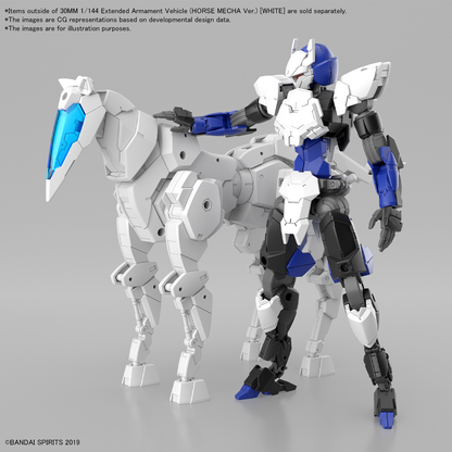 Bandai 30MM 1/144 Extended Armament Vehicle (HORSE MECHA Ver.) [WHITE]