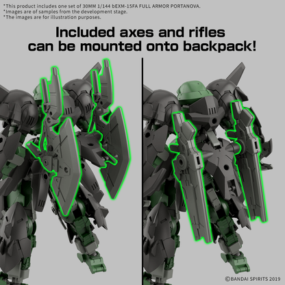 30MM 1/144 bEXM-15FA Full Armor Portnova