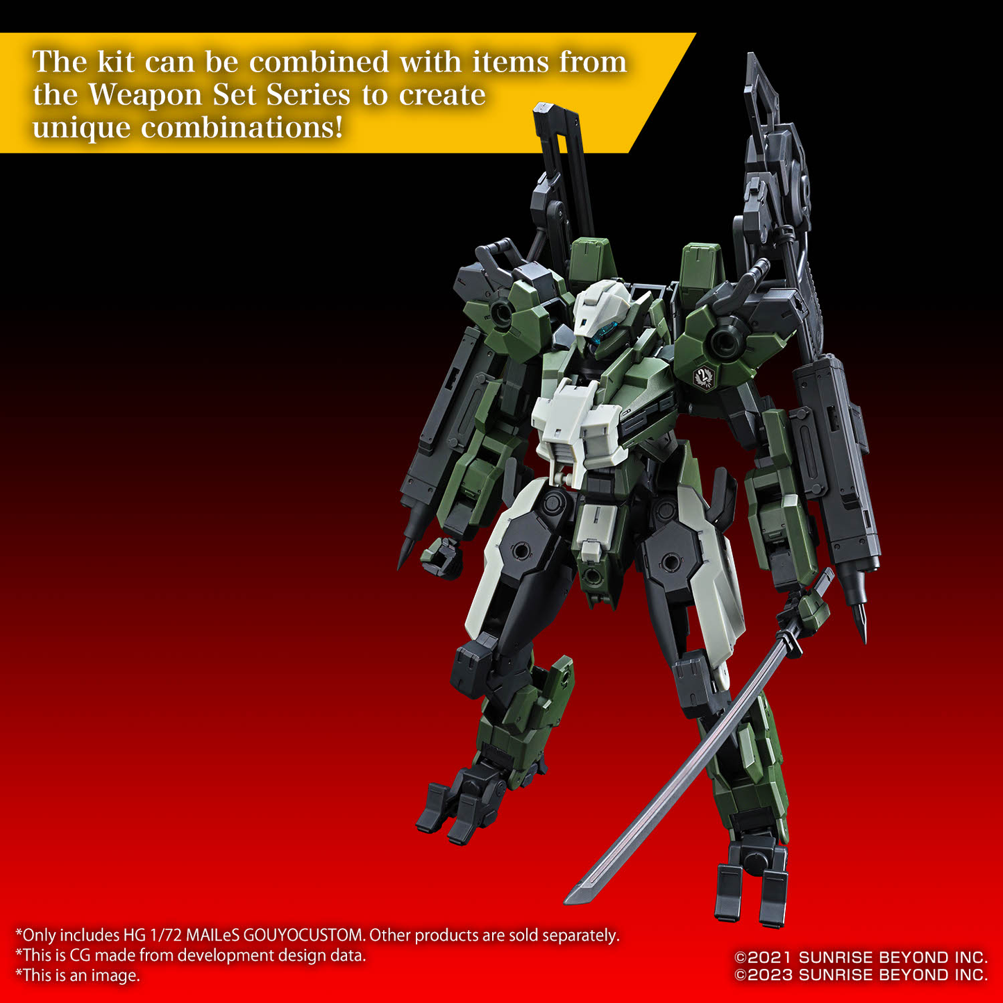 Bandai HG 1/72 MAILeS Gouyocustom