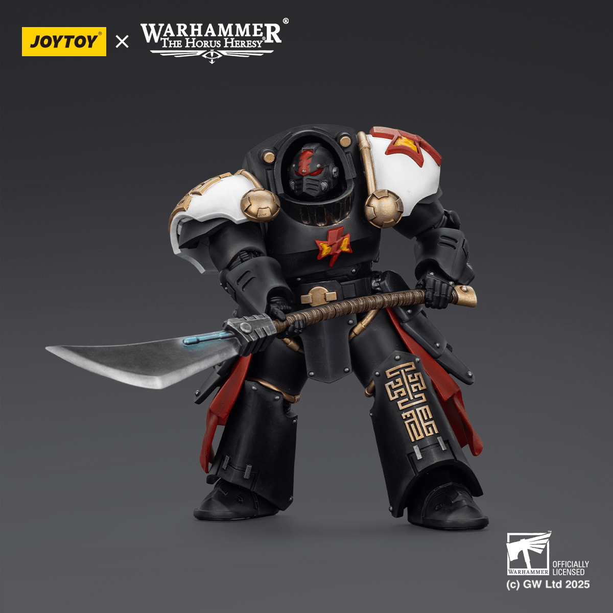 JoyToy White Scars Ebon Keshig Terminator 2 With Power Glaive