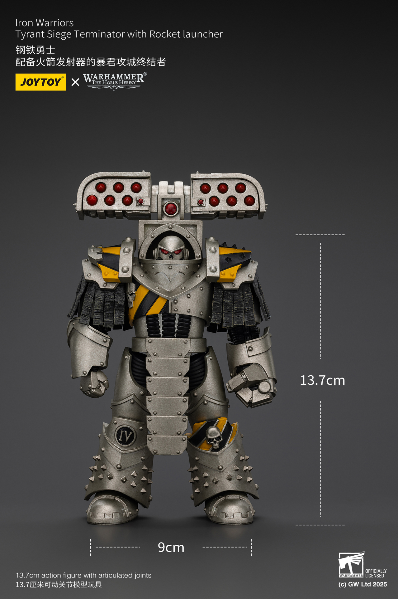 lron Warriors Tyrant Siege Terminator with Rocket launcher JoyToy