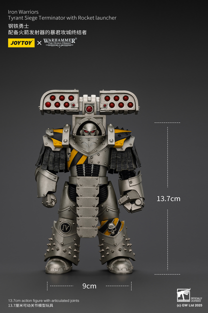 lron Warriors Tyrant Siege Terminator with Rocket launcher JoyToy