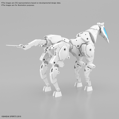 Bandai 30MM 1/144 Extended Armament Vehicle (HORSE MECHA Ver.) [WHITE]