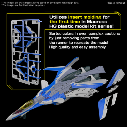 Bandai HG 1/100 VF-31J Siegfried (Hayate Immelmann Use)