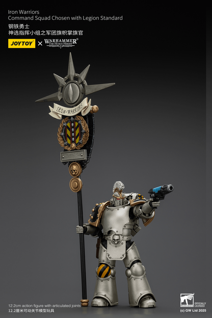 Iron Warriors Command Squad Chosen with Legion Standard
