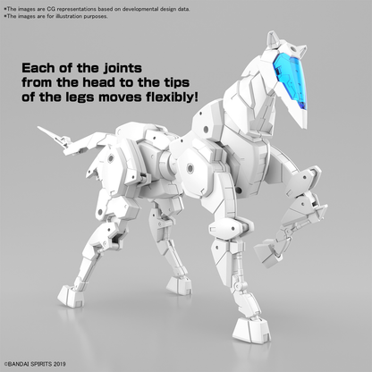Bandai 30MM 1/144 Extended Armament Vehicle (HORSE MECHA Ver.) [WHITE]
