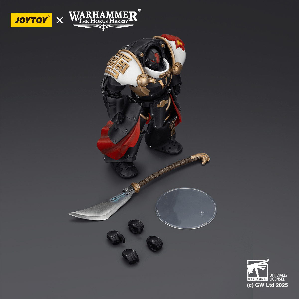 JoyToy White Scars Ebon Keshig Terminator 1 With Power Glaive