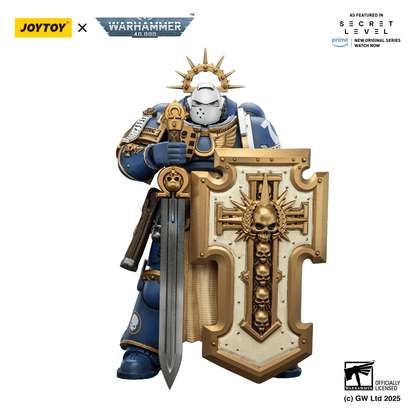 JoyToy Ultramarines Levantus With Power Sword, Stormshield And Bolt Pistol
