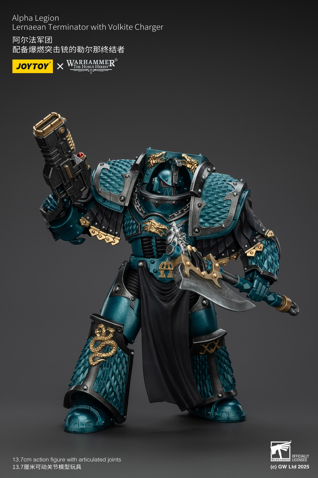 Alpha Legion Lernaean Terminator with Volkite Charger
