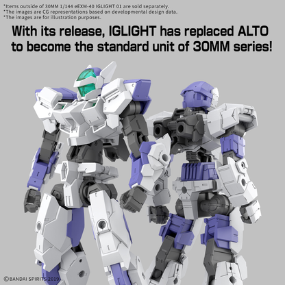 Bandai 30MM 1/144 eEXM-40 Iglight 01