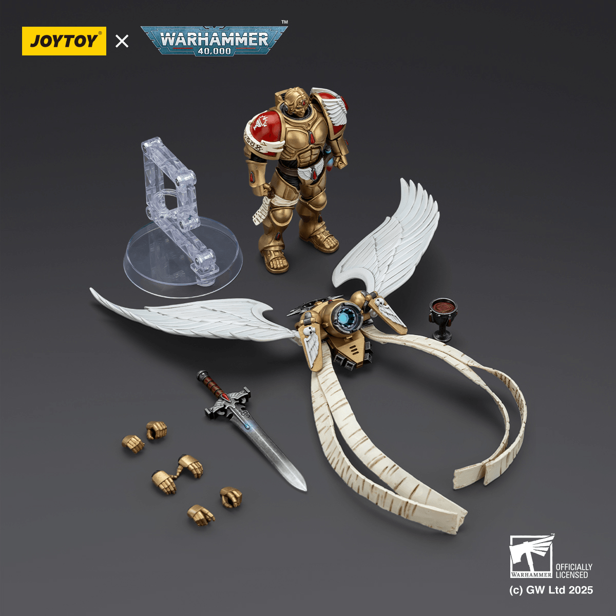 JoyToy Blood Angels The Sanguinor With Encarmine Broadsword