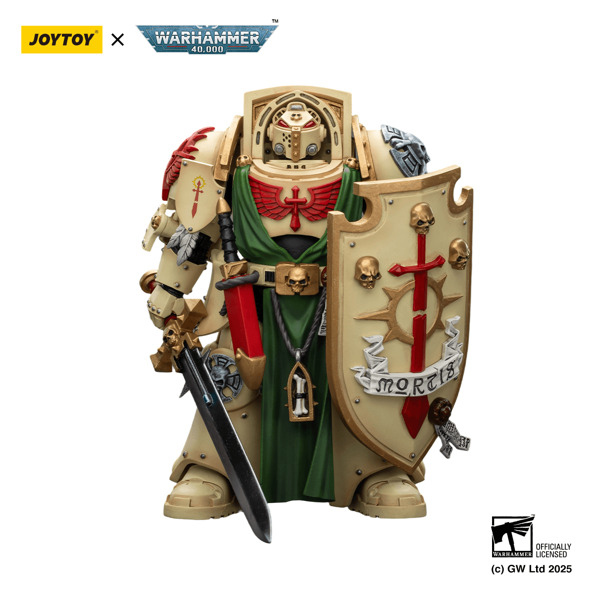 Dark Angels Deathwing Knight 3 With Power Sword and Storm Shield