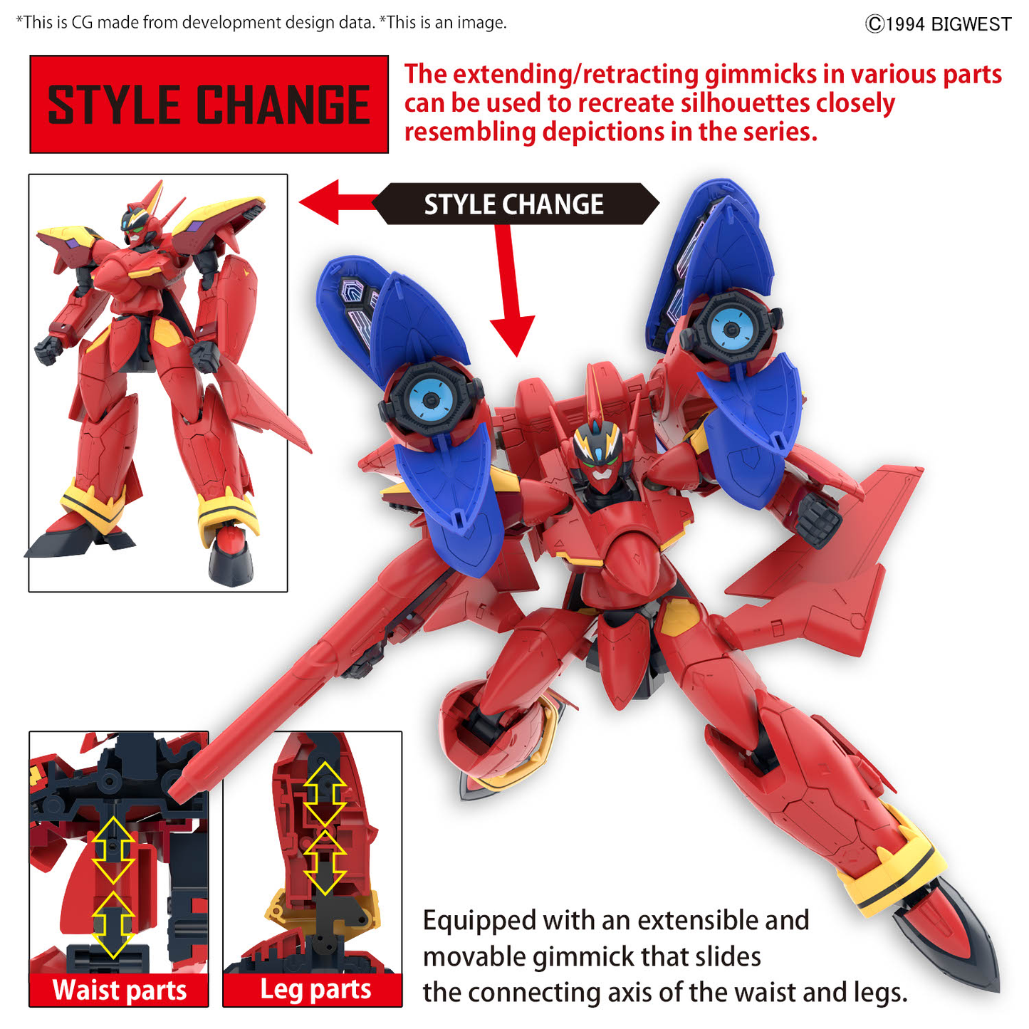 Bandai HG 1/100 VF-19 Custom Fire Valkyrie with Sound Booster