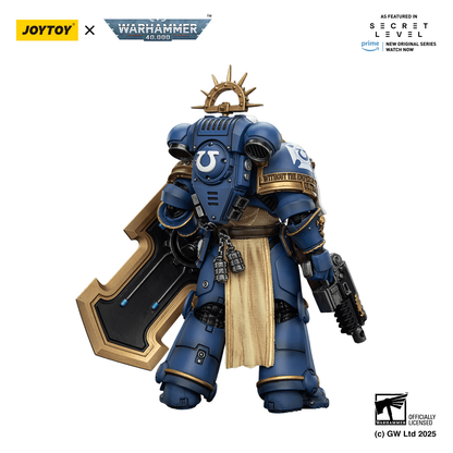JoyToy Ultramarines Levantus With Power Sword, Stormshield And Bolt Pistol
