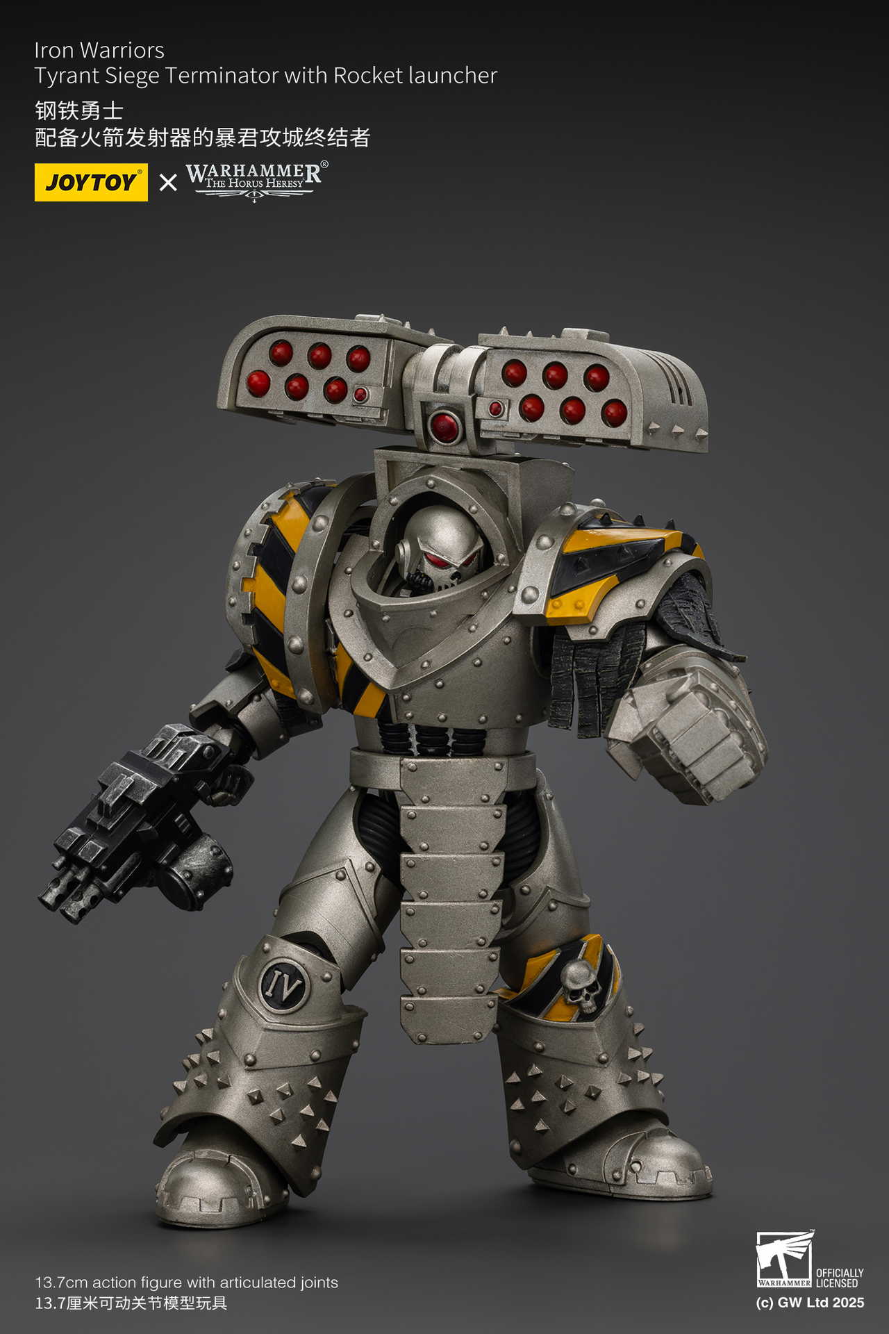 lron Warriors Tyrant Siege Terminator with Rocket launcher JoyToy