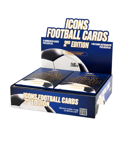 2025 Club Legacyz Icons Soccer Second Edition Hobby Box
