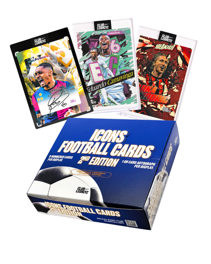 2025 Club Legacyz Icons Soccer Second Edition Hobby Box