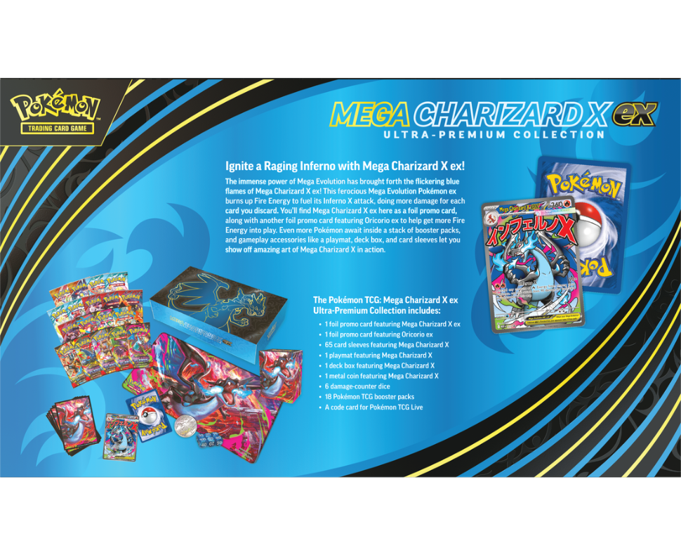 Pokemon - Mega Charizard X ex - Ultra Premium Collection