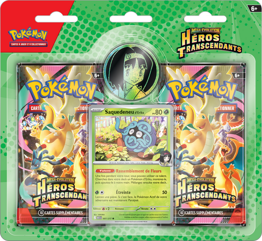 Pokemon TCG Ascended Heroes 2-Pack Blister Collection - Erika (FR)