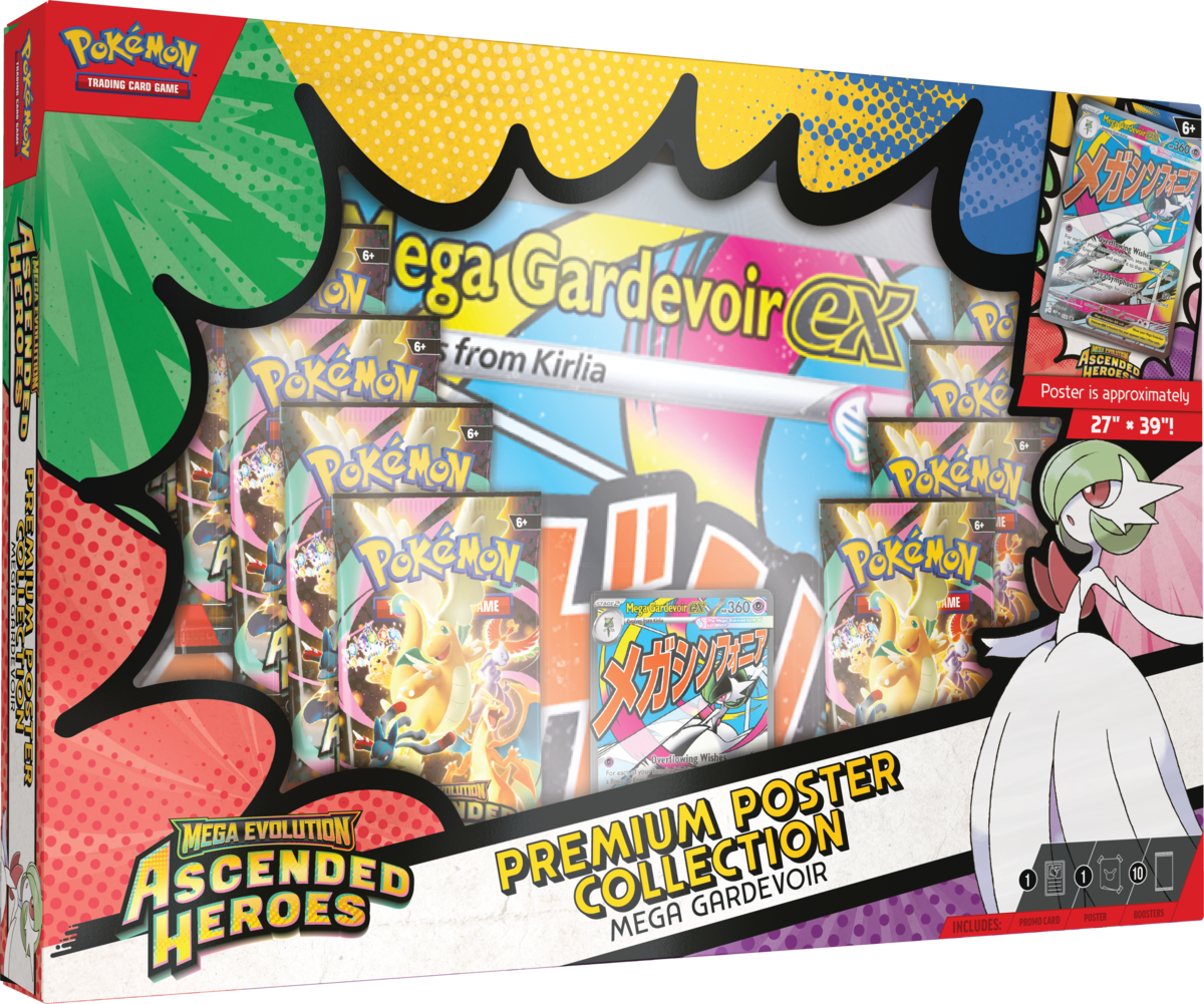 Pokemon TCG ME2.5 Ascended Heroes Premium Poster Collection Mega Gardevoir (EN) (PRE ORDER)