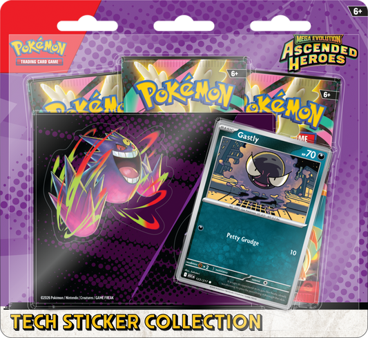 Pokemon TCG ME2.5 Ascended Heroes Tech Sticker Collection Gastly (EN) (PRE ORDER)