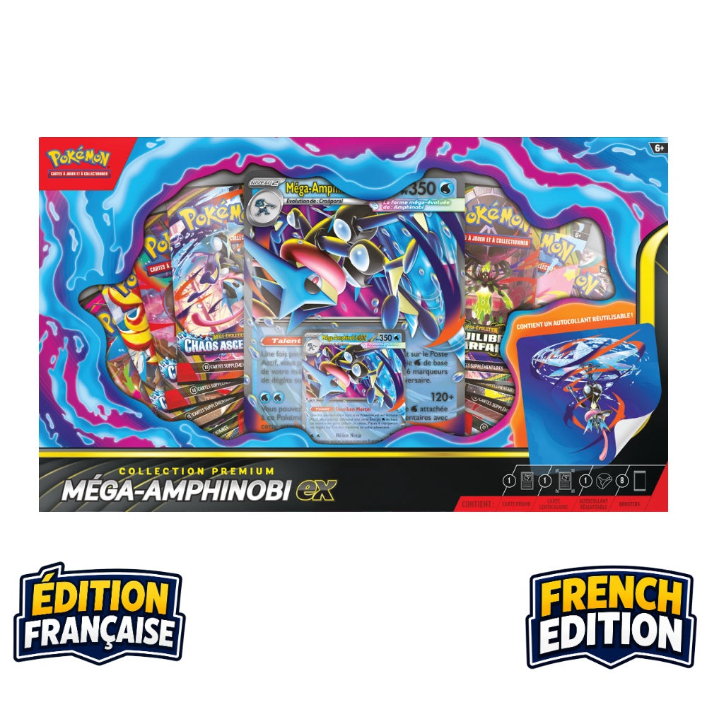 Pokemon French Mega Greninja Ex Premium Collection (FR)