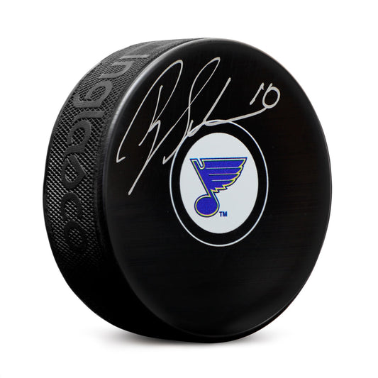 Brayden Schenn Autographed St Louis Blues Hockey Puck