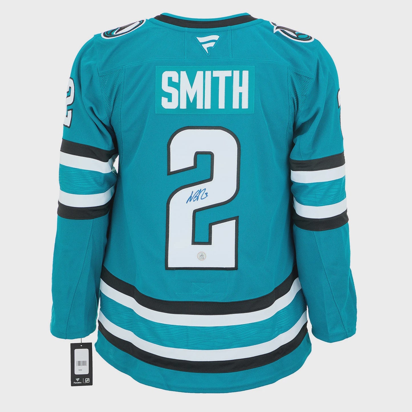 Will Smith Autographed San Jose Sharks Fanatics Premium Jersey
